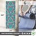 Gaiam Yoga Mat - Premium 6mm Print Reversible Extra Thick Non Slip Exercise & Fitness Mat for All Types of Yoga, Pilates & Floor Workouts (68