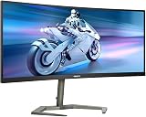 Philips Evnia 34M1C5500VA 34 Inch QHD Curved Gaming Monitor 165Hz 1ms FreeSync view 2