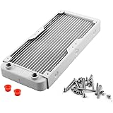 YXQ 270mm Computer Radiator Water Cooling Cooler Aluminum Heat Exchanger 18 Pipes for CPU Heat Sink