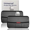 Universal Garage Door Opener Remote 3-Button Compatible with Genie LiftMaster Chamberlain Craftsman Overhead Door Linear Wayne Dalton Opener has Learn Button or DIP Switch Programmable