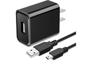 YCWWZZH 5Ft Charger Cable Cord Ac Power Supply Adapter Compatible for Texas Instruments TI-84 Plus CE Graphing Calculator, TI-89 Titanium, TI Nspire CX II CAS/CX II/CX/CX CAS, TI-84 Plus C Silver Edition