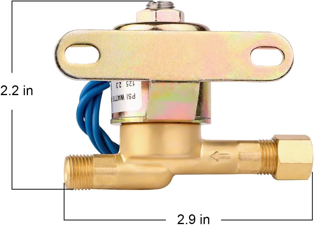 Humidifier Water Solenoid Valve 4040 24V Compatible with Aprilaire Valve-Replaces B2015-S85 B2017-S85 220 224 400 400A 400M 440 500 500A 500M 550 550A 558 560 560A 600 600A 600M 700 700A 700M 760 768: Home & Kitchen