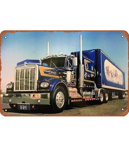 MMNGT Kenworth Parking Only Vintage Tin Sign - Retro Truck Metal Decor, 7.8x11.8 Inch Wall Art For Garage, Bar, Cafe - View #6