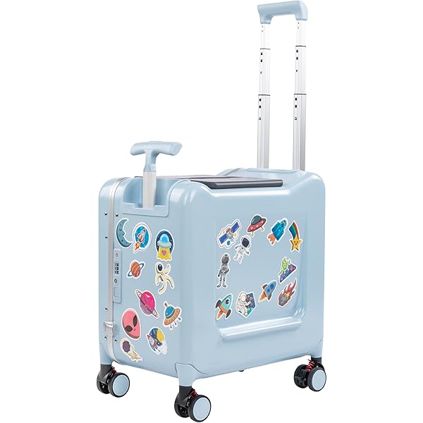 Amazon.com | AO WEI LA OW Kids' Lightweight Ride on Luggage with