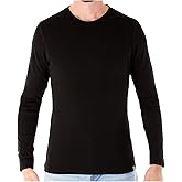 MERIWOOL Mens Base Layer - 100% Merino Wool Midweight Long Sleeve Thermal Shirt