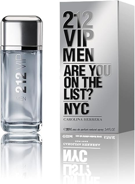 Carolina Herrera 212 Vip Men Agua de Tocador Vaporizador ...