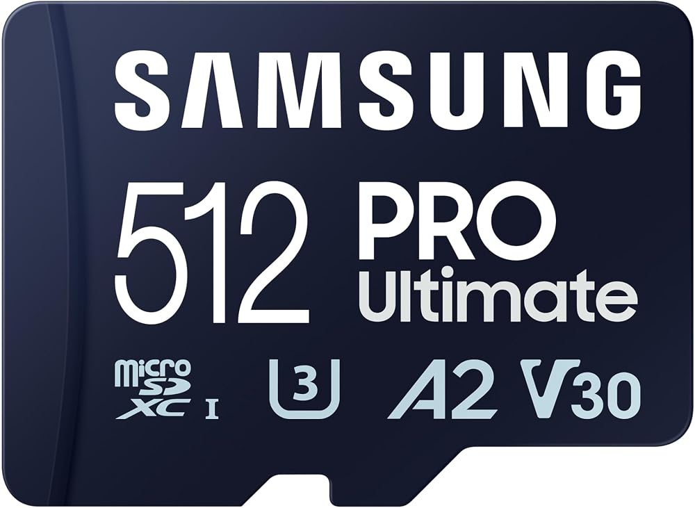 Samsung PRO Ultimate 512GB microSD Card UHS-I U3 200MB/s USB Reader