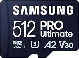 Samsung PRO Ultimate 512GB microSD Card UHS-I U3 200MB/s USB Reader