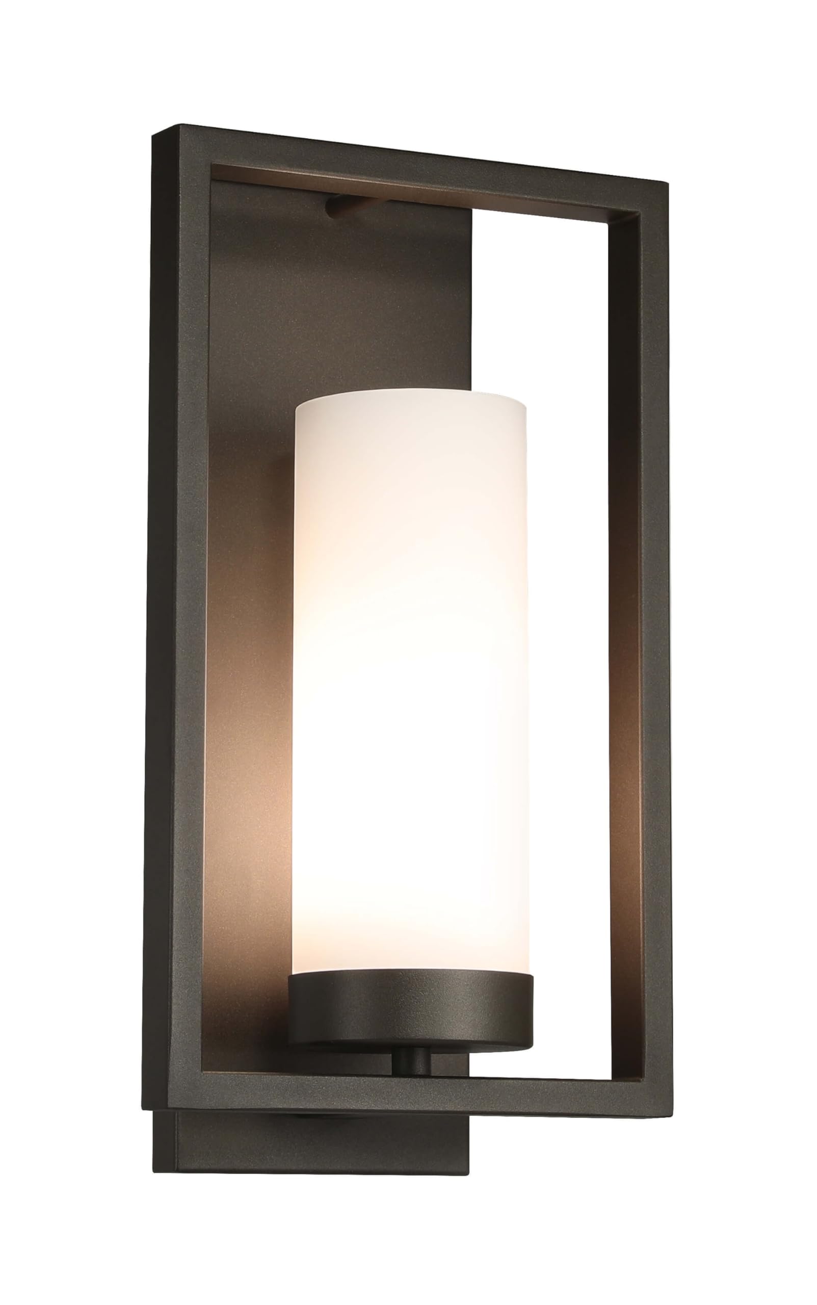 Photo 1 of ***********MISSING THE LIGHT COVER*************
XiNBEi Lighting Sconces Wall Lighting, Modern Dark Bronze Wall Sconce with Glass Shade Indoor Bathroom Vanity Sconce Wall Light Fixture for Hallway Bedroom Corridor XB-W1143-GDB