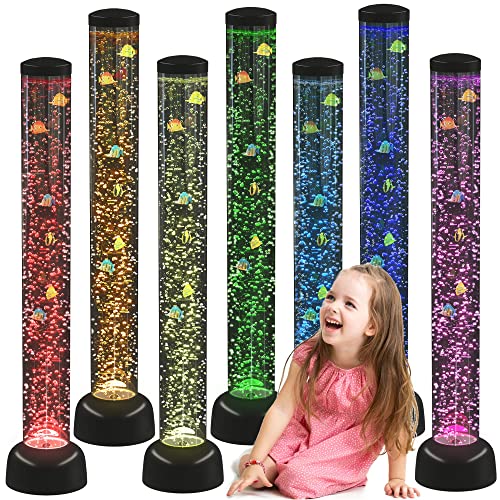 Playlearn Sensory Bubble Tube Lamp And Fiber Optic Lamp Combo Pack… on