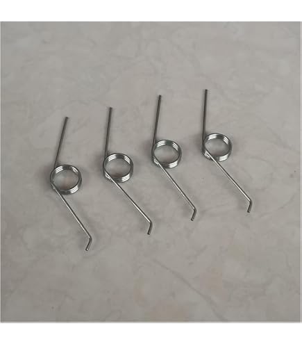 thumbnail image 2 of 10pcs Left-Hand Torsion Springs - 1.4mm Steel V-Spring For Various Applications 2 of 13