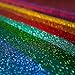 Glitter Heat Transfer Vinyl (HTV), 16 Color - 12