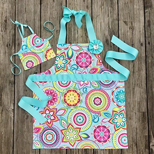 Matching Reversible Apron for Girl and 18" doll