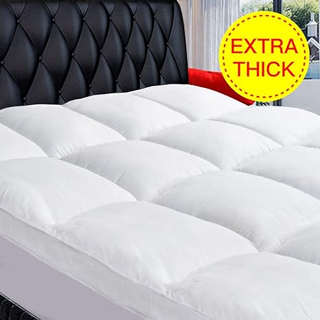 California King Mattress Topper Extra Thick Mattress Pad Cover