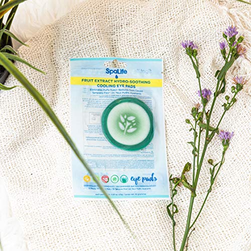 SpaLife Korean Soothing Spa Cooling Eye Pads 48 Pads With Fruit