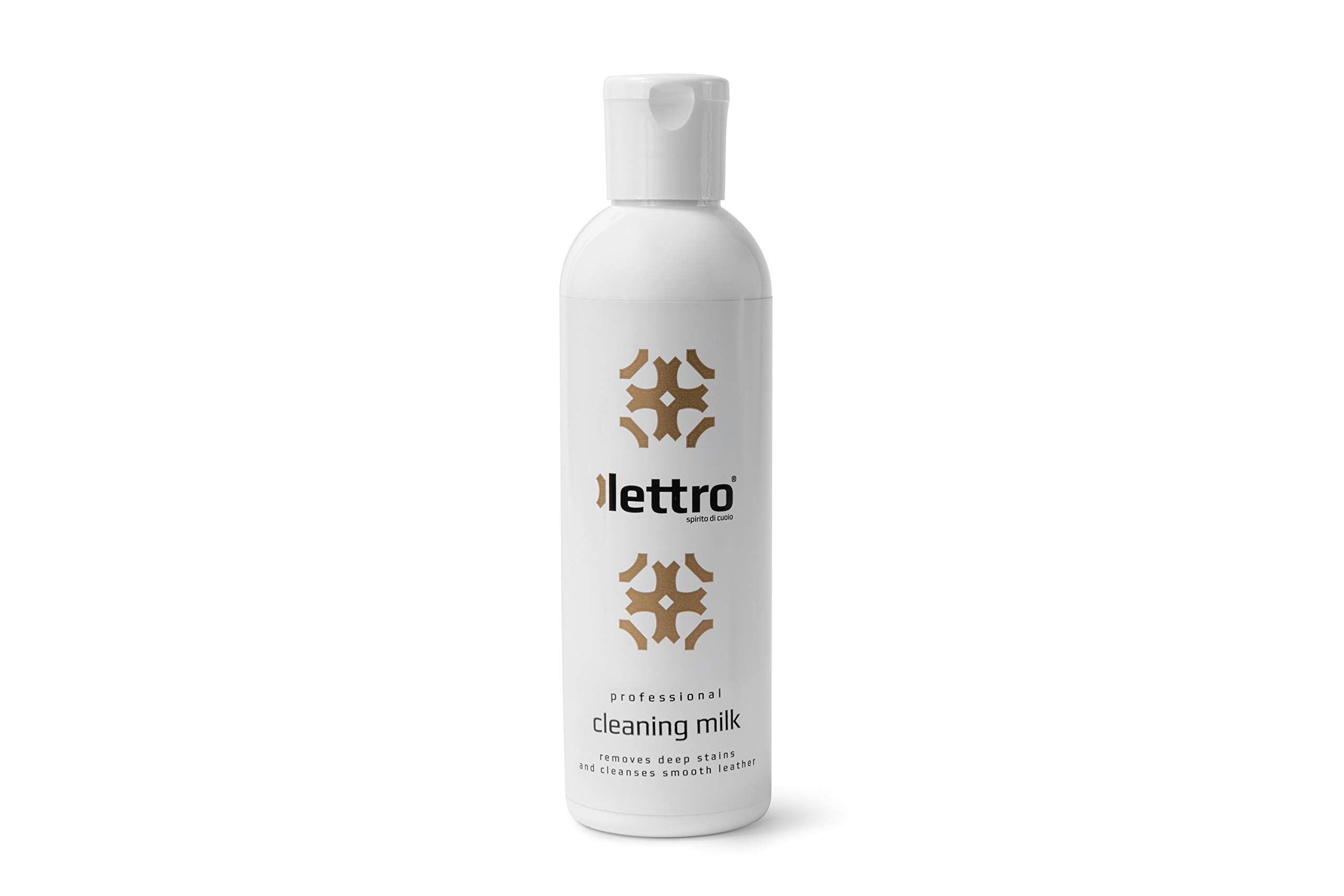 Lettro Cleaning Milk, Powerful Stain Removal Cleaner Degreaser for Leather Furniture, Car Seats, Saddlery, Bags, Shoes and Jackets, 200ml