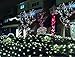 EJFOIEJ Solar String Lights, Outdoor String Lights 72 ft 8 Modes 200 LED Christmas Lights Waterproof Decotation Outdoor Lighting for Gardens Patio Holiday Party(White)