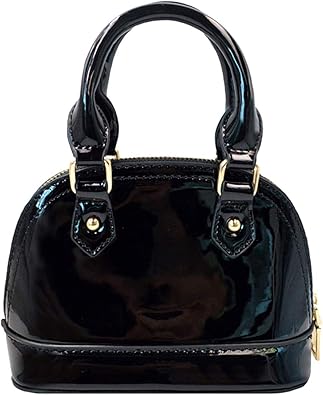 patent leather bags amazon