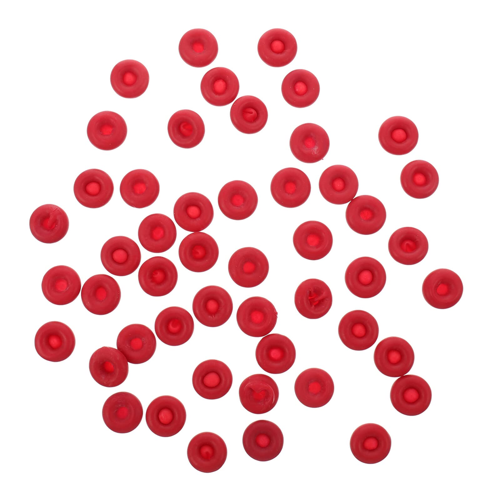 iplusmile 50pcs Caulk Cap Caulk Saving Cap Sealer Saver Open ing Tube for Sealing and Preserving (Red)