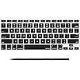 Bfenown Replacement AP11 US Keyboard Keycaps Keys for Old MacBook Pro 13" 15" A1425 A1502 A1398 2012-2015 Year for MacBook Air 13" A1369 A1466 2011-2017 Year