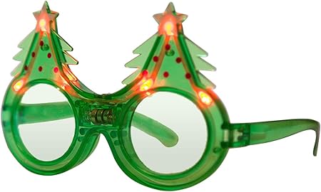 Immagini Natalizie 400 Pixel.Albero Di Natale Occhiali Led Funny Party Occhiali A Led Luci Vestito Accessori Costume Regalo Di Natale Amazon It Giochi E Giocattoli