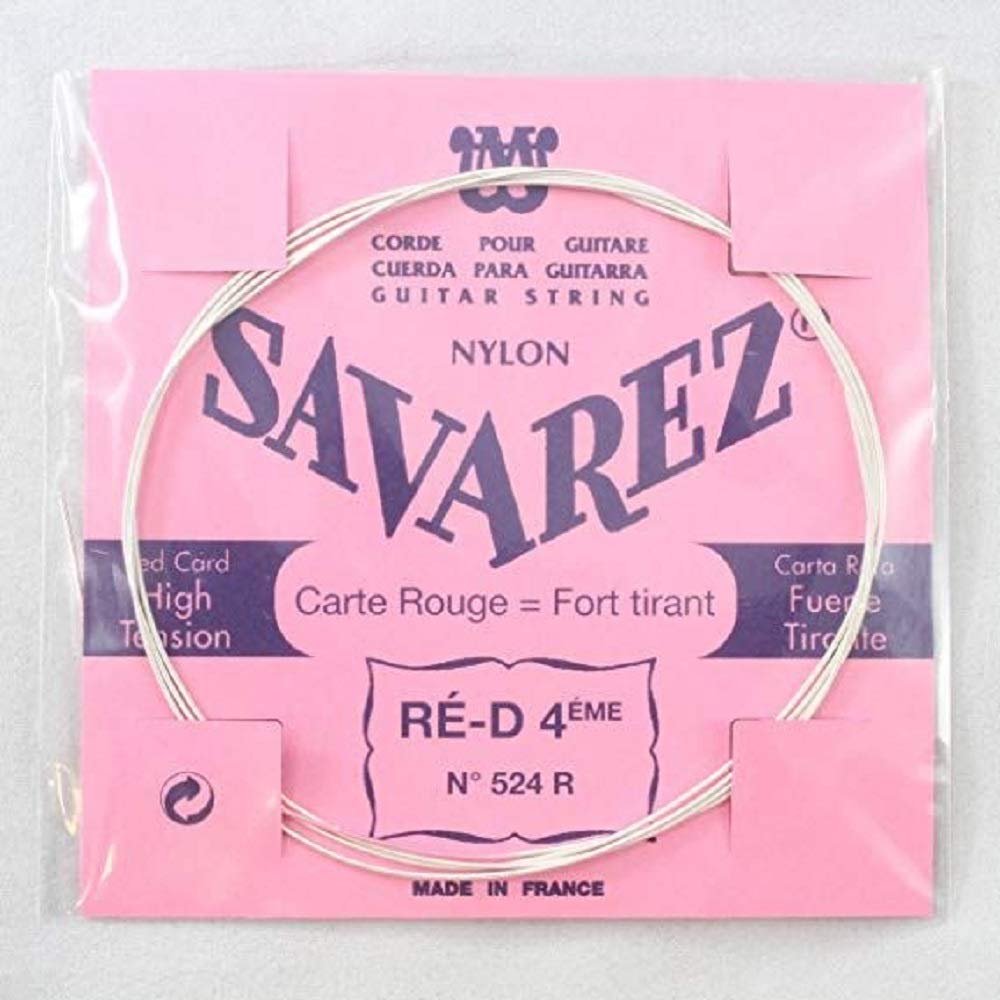 Savarez Strings for Classic Guitar Traditional Concert 524R single string D4w standard, fits string set 520F, 520P, 520R, 520P1, 520P3