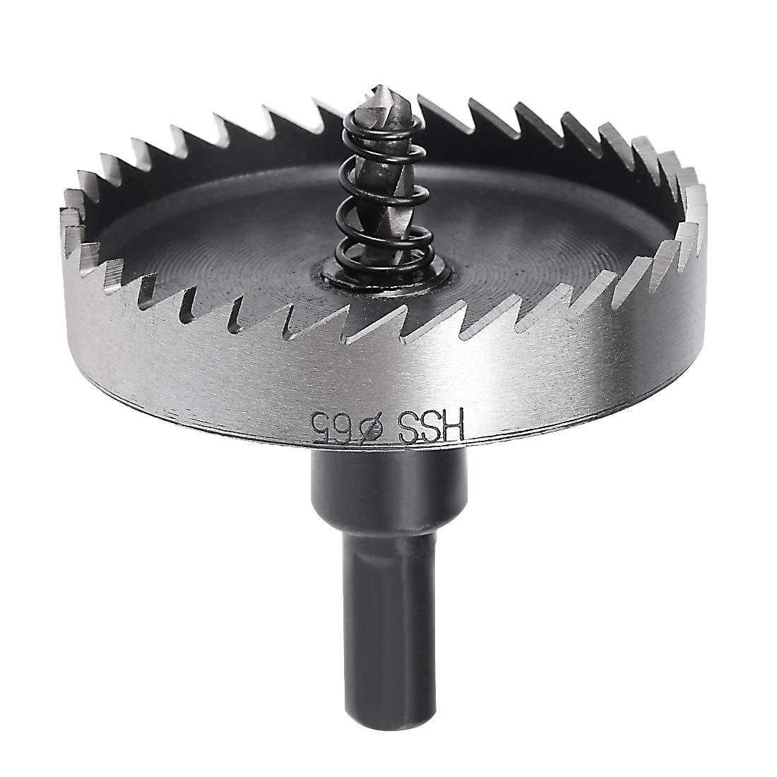 sourcingmap 65mm High Speed Steel HSS Drill Bit Hole Saw Cutter for Metal Alloy Wood