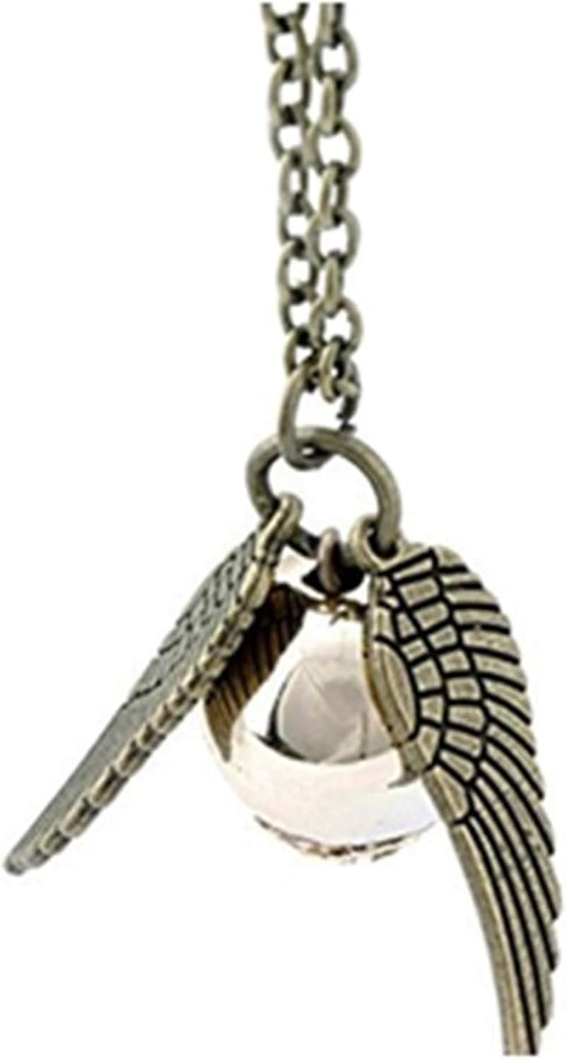 HYCY BJD 18" Harry Potter Golden Snitch Necklace Jewelry Set,Harry