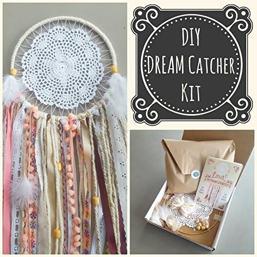 Large Luxurious DIY Doily Dream Catcher Craft Kit for Adults or Children by The House Phoenix