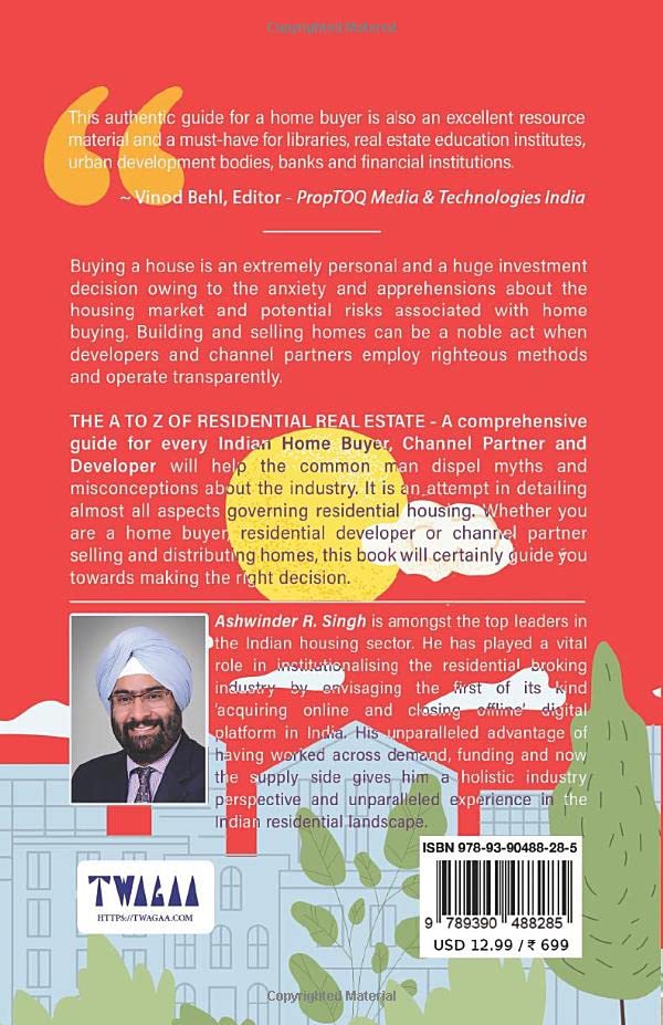 The A to Z of Residential Real Estate – One Real Estate Book in India you should read before buying your home. 1