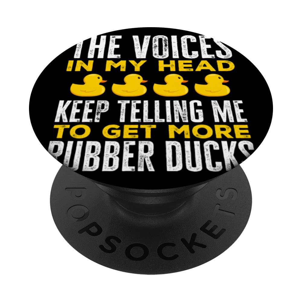 Get More Rubber Ducks Rubber Duckie Funny PopSockets Swappable PopGrip