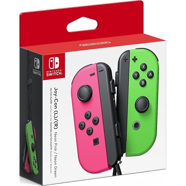 Amazon.com: Nintendo Switch Joy-Con (L) (R) Neon Green / Neon
