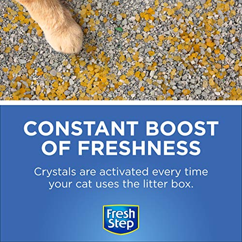 Fresh Step Cat Litter Crystals In Tropical Breeze Scent Cat Litter