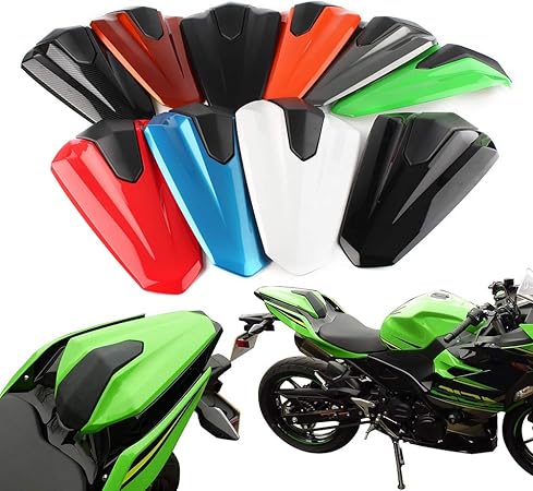 Amazon 全10色 バイク リア シートカバーカウル シングルシートカウル シート カウル 専用部品 Abs製 カーボン調 塗装済み 交換 ドレスアップ カスタム 外装 パーツ Kawasaki Ninja 400 18 リア シートカウル 車 バイク