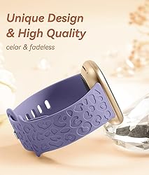 Odbeai Leopard Bands Compatible with Fitbit Sense
