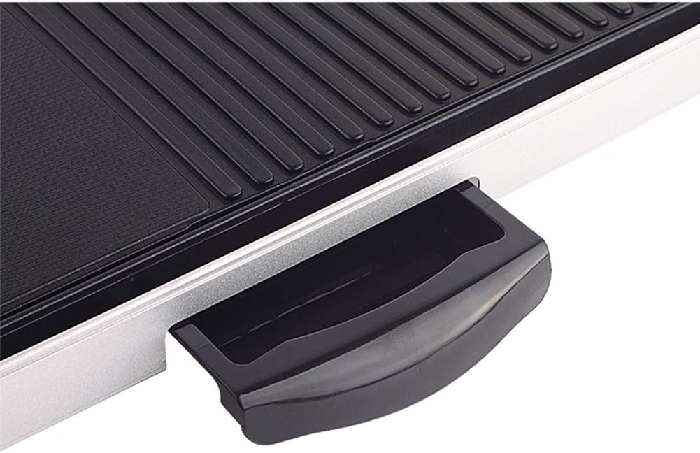 review Electric Teppanyaki Table Grill, 3248cm Non-Stick Griddle Promise automatic temperature control,BBQ Hot Plate Barbecue - Large Electric Health Grill - Teppanyaki Style 1800W