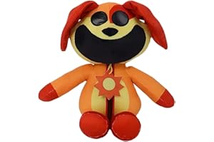 Groydbee Smiling Horrible Animals Plush, 11.8" Smiling Animals Plushie, Kids Figure Stuffed Animal Pillow, Soft Toy Doll for Boys and Girls (Dogday)