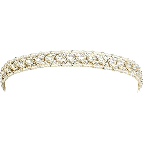 Amazon.com: Tribal Ethnic Headpiece With Pink Glass Teardrop  display picture 1