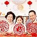 32pcs Chinese Couplets, Angela&Alex 2020 Chinese New Year Decorations Spring Festival Including Chun Lian/ Red Lantern/ Wall Stickers/ Red Envelope/ Chinese FU Sticker for Home Party Decor