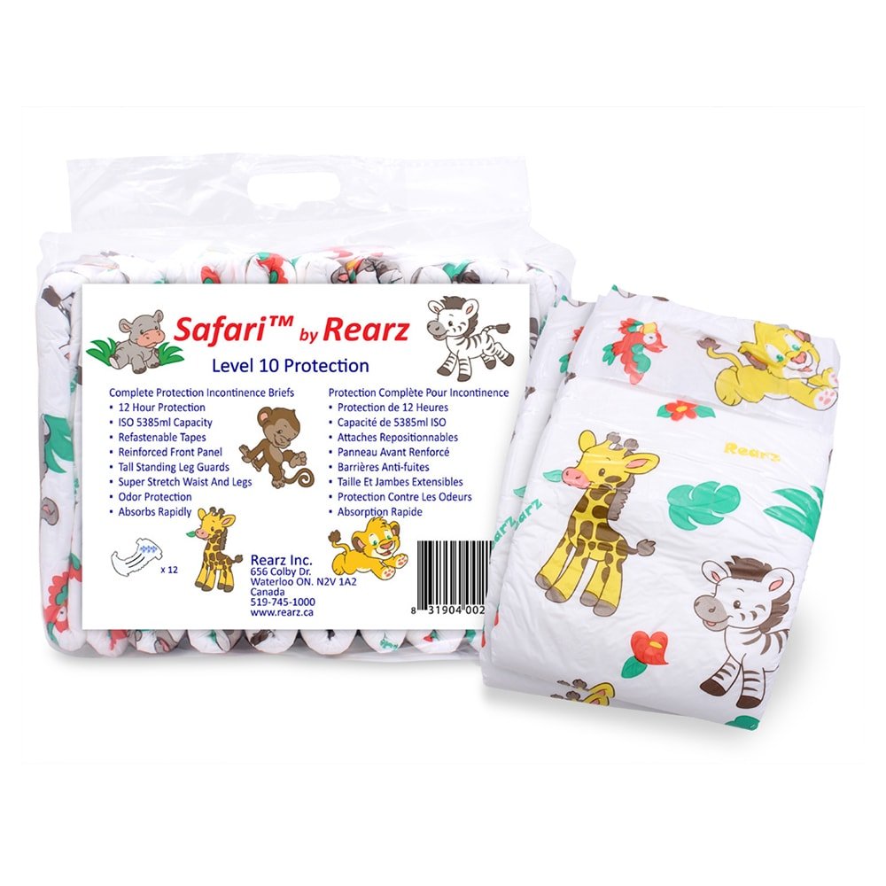 Rearz Safari Small Adult Diapers Pack of 12 Amazon.co.uk Health
