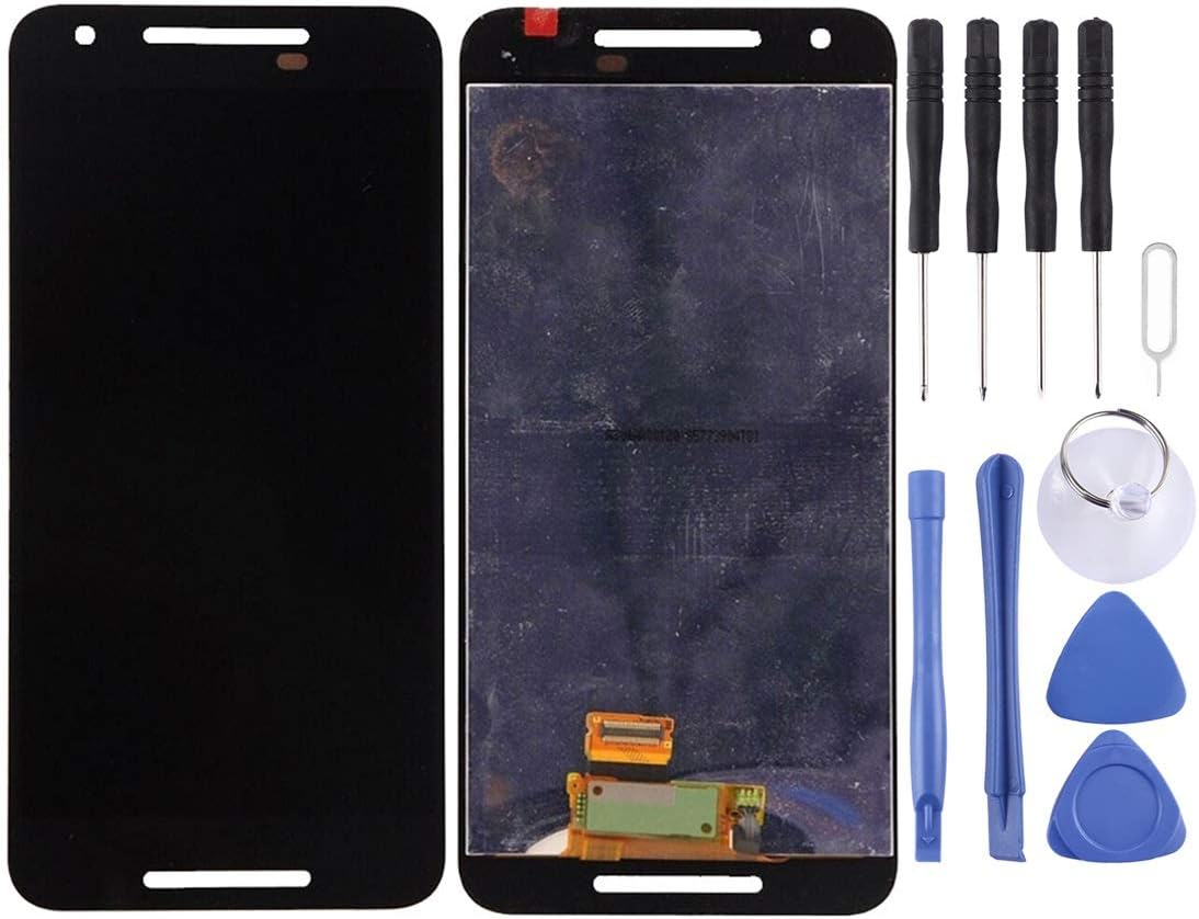 WANGZHEXIA ELECTRONICS MOBILEPHONE REPLACEMENT PART TYDWLPK LCD Screen and Digitizer Full Assembly for LG Nexus 5X H791 H790(Black) (Color : Black)