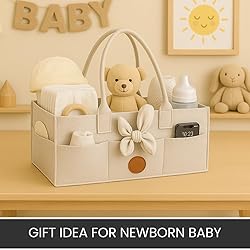 PRIMERA COLLECTIONS - Felt Diaper Caddy Organizer