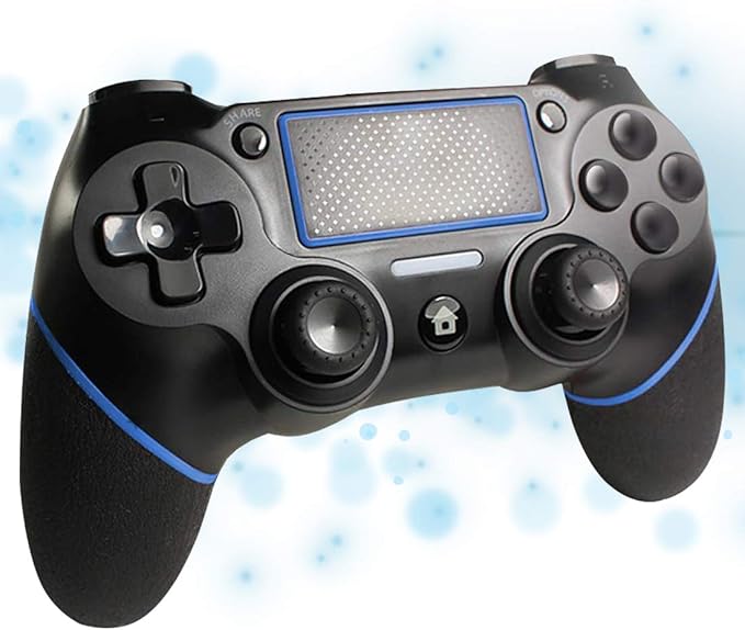 Amazon Co Jp Ps4 コントローラー ワイヤレス 砂のような感触の表面 Ps4ゲームパッド ゲームコントローラ Blue 無線 Dualshock 4 Usb 接続 Ps4 Ps3 Pc 振動機能 対応 バージョン5 55対応 ゲーム