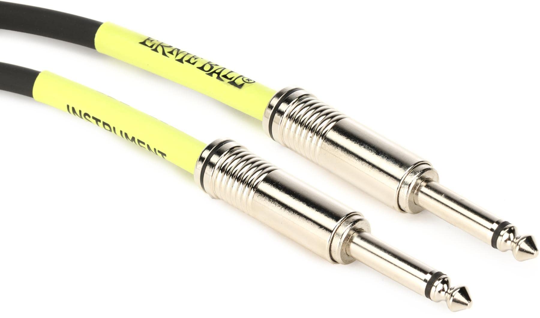 Ernie Ball 15' Straight/Straight Instrument Cable - Black