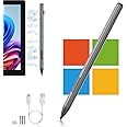 Surface Pro Pen Stylus for Surface Pro 11/9/10/8/X/7/6/5/4/3(4096 Finest Control, Eraser Key), Microsoft Surface Pen with USB-C Fast Charge, Surface Pro Pencil for Surface Go 2/3/4/Book/Laptop/Studio
