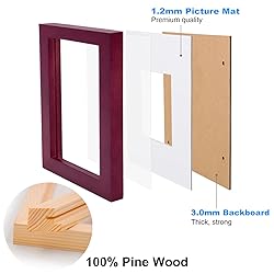 Egofine 5x7 Picture Frame Made of Solid