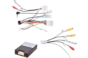 EKAT JBL Harness Adapter for Toyota Car Stereo Radio 16 Pin Wire Harness with Canbus Compatible with Toyota Camry Corolla RAV4 Tundra Highlander Vios Yaris Sienna Hilux Prado Fortuner