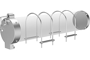 Universal 6 Inch PVC Conduit Carrier Kit, Heavy-Duty Locking Mechanism for Secure Transport & Storage, Corrosion-Resistant Si