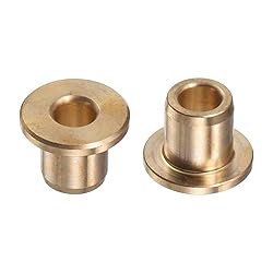 HARFINGTON 2pcs Flange Bearing Sleeve 6mm Bore 10mm