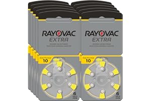 RAYOVAC® Extra Size 10 Hearing Aid Batteries (60 Batteries)